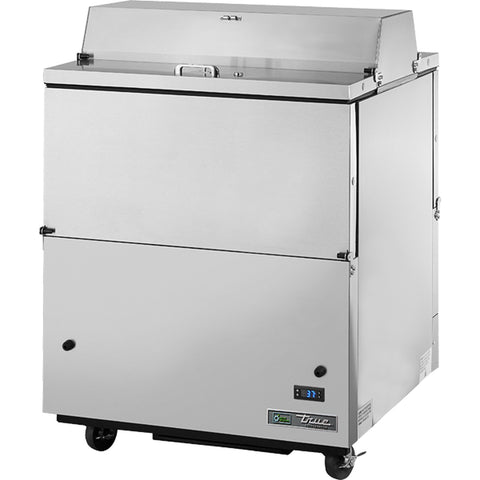 True Mfg. TMC-34-S-DS-HC 34 1/4" Dual-Sided Stainless Steel Milk Cooler