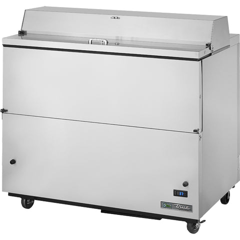 True Mfg. TMC-49-S-HC 49" Mobile Milk Cooler with Stainless Steel Exterior and Hydrocarbon Refrigerant