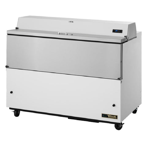 True Mfg. TMC-58-SS-HC Mobile Milk Cooler, Forced Air, 16-Crate Capacity