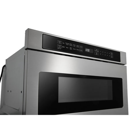 Thor Kitchen TMD2401 24 Inch Built-In Microwave Drawer, 1.2 cu ft, Stainless Steel