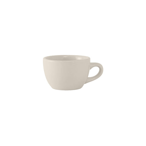 Tuxton China TNR-001 Nevada/Reno 7 oz. Eggshell Round China Cup