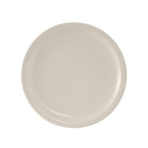 Tuxton China TNR-007 7-1/4" Round Nevada Narrow Rim Eggshell China Plate