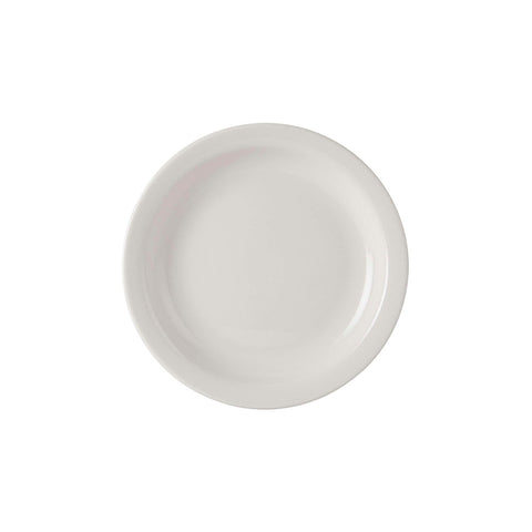 Tuxton China TNR-016 Nevada 10-1/2" Eggshell Narrow Rim China Plate