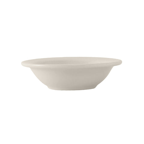Tuxton China TNR-058 Reno/Nevada 5.5 oz Eggshell Narrow Rim Grapefruit Bowl