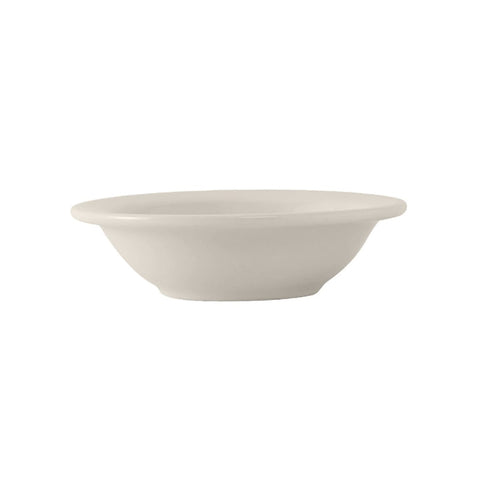 Tuxton China TNR-058 Reno/Nevada 5.5 oz Eggshell Narrow Rim Grapefruit Bowl
