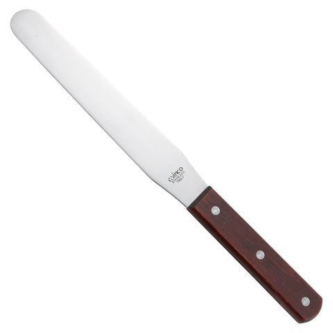 Winco TNS-7 Bakery Icing Spatula with Wood Handle, 7-7/8" x 1-1/4"