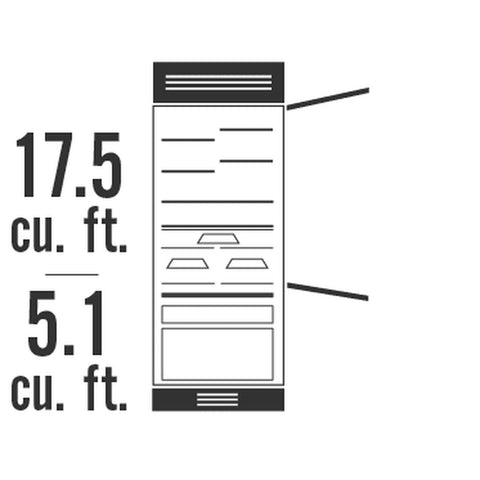 True TR-36RBF-R-SS-A 36-Inch Built-In Bottom Freezer Refrigerator, Stainless Steel, Right Hinge