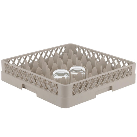 Vollrath TR11 Traex Full-Size 20-Compartment Rack Max Glass Rack, Beige
