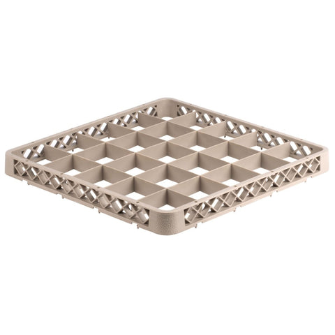 Vollrath TRB Full-Size Dishwasher Glass Rack Extender, 25 Compartments, Beige