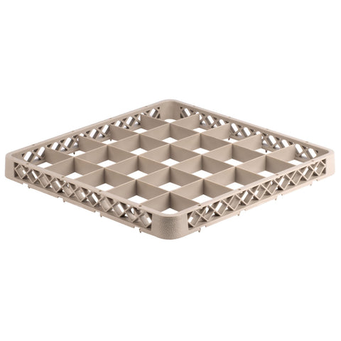 Vollrath TRB Full-Size Dishwasher Glass Rack Extender, 25 Compartments, Beige