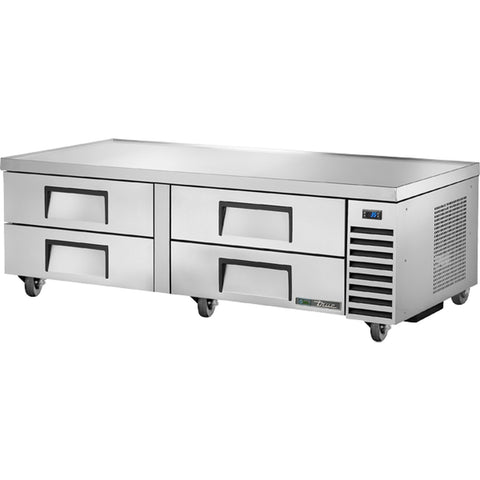 True Mfg. TRCB-72-HC 72" Refrigerated Chef Base with 4 Drawers