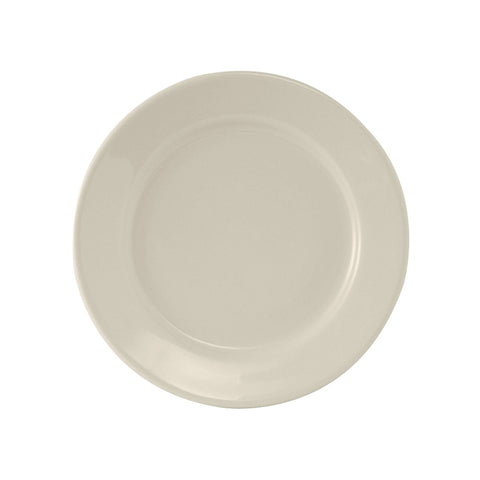 Tuxton China TRE-007 7-1/8 in. Round Wide Rim Reno Plate