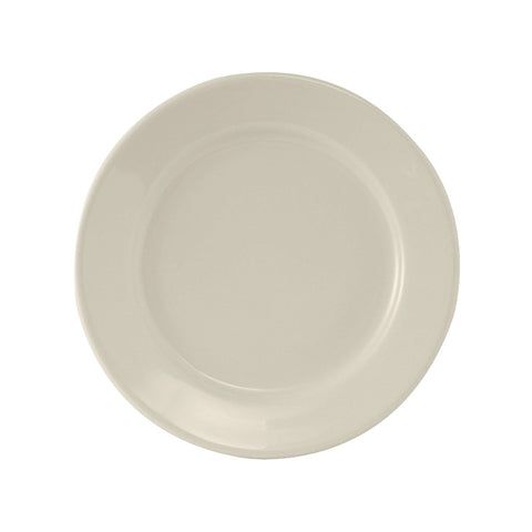 Tuxton China TRE-007 7-1/8 in. Round Wide Rim Reno Plate