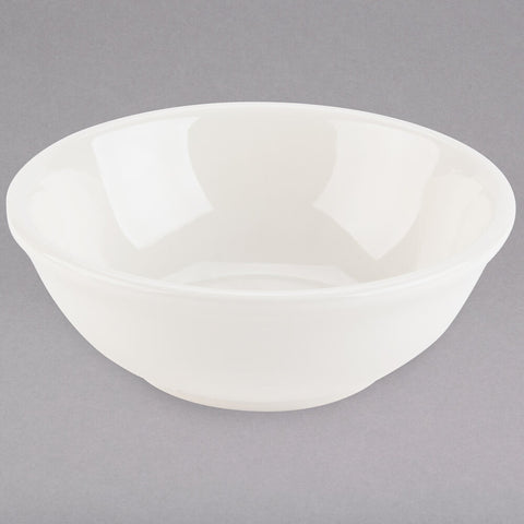 Tuxton China TRE-015 Reno/Nevada 13 oz. Eggshell China Nappie Bowl