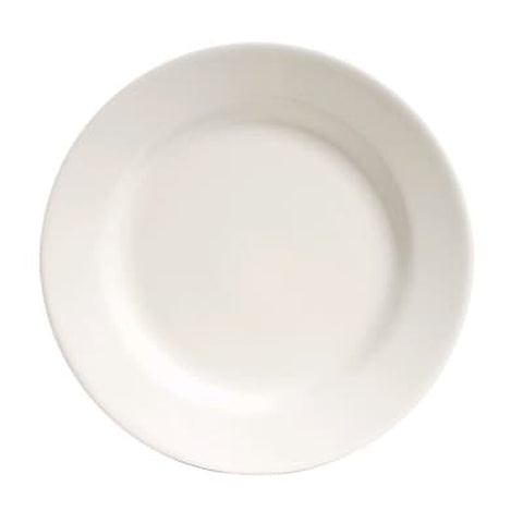 Tuxton China TRE-016 Reno 10-1/2" Round Eggshell Ceramic Dinner Plate