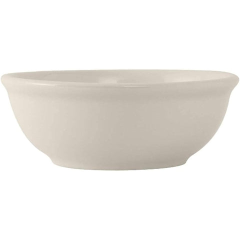 Tuxton China TRE-020 Eggshell Nappie Bowl, 22 oz., 6" Round, Fully Vitrified Ceramic