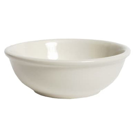Tuxton China TRE-024 10 oz Eggshell Nappie Bowl