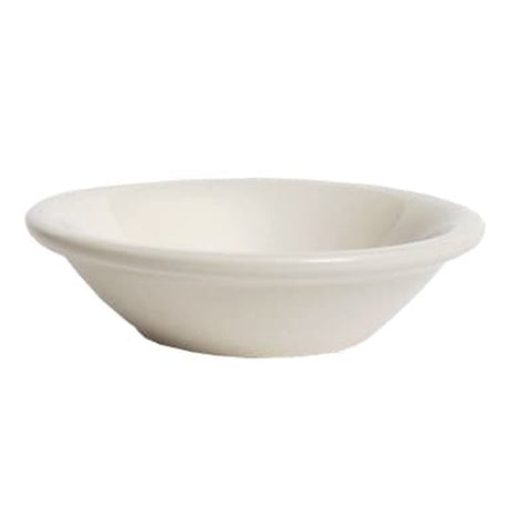 Tuxton China TRE-025 5-1/2 oz Eggshell Reno/Nevada Round Fruit Coupe Dish