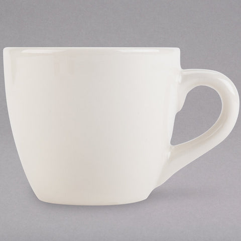 Tuxton China TRE-035 Reno/Nevada 3.5 oz. Eggshell Demitasse Cup