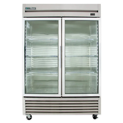 TS-49G-LD True 54" 2-Section Reach-In Refrigerator w/ Glass Doors