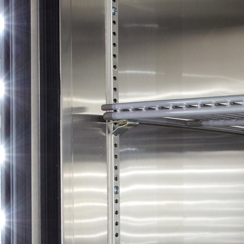 TS-49G-LD True 54" 2-Section Reach-In Refrigerator w/ Glass Doors