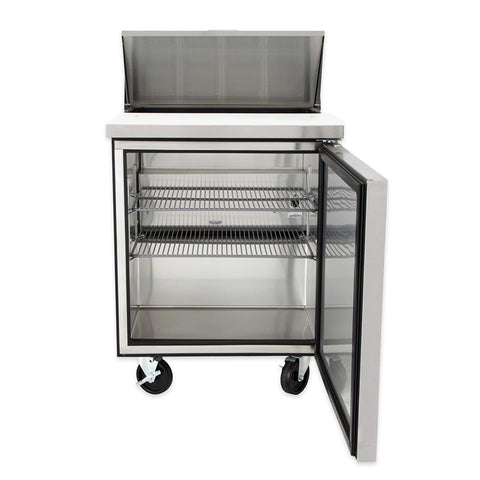 TSSU-27-08-HC True 27" 1-Door Refrigerated Sandwich/Salad Prep Table