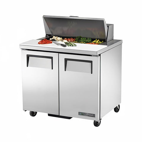TSSU-36-08-HC True 36" 2-Door Refrigerated Sandwich/Salad Prep Table