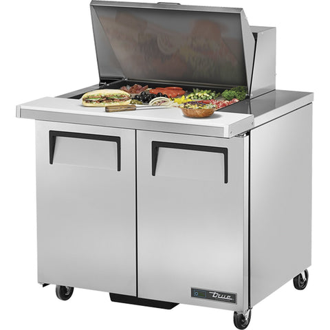 True Manufacturing TSSU-36-12M-B-HC 36" Mega Top Sandwich/Salad Prep Table with Refrigerated Base