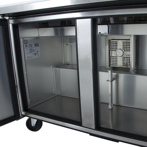 TSSU-48-08-HC True (8) 1/6 Size (4"D) Poly Pans, Sandwich/Salad Unit - Each