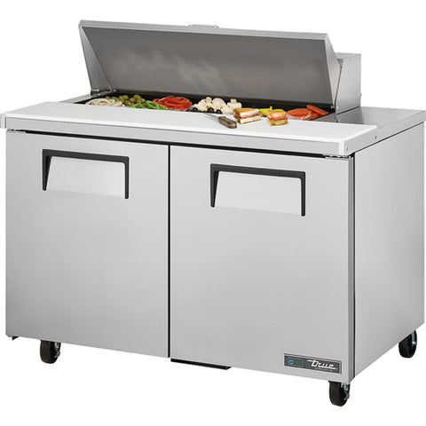 True Manufacturing TSSU-48-10-HC 48" Two-Section Sandwich/Salad Prep Table with Hydrocarbon Refrigerant