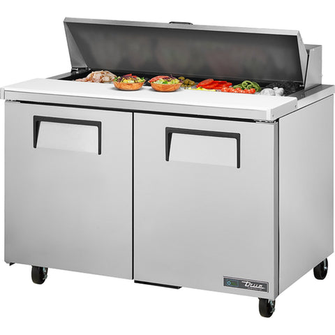 True Manufacturing TSSU-48-12-HC Solid Door Sandwich/Salad Prep Table