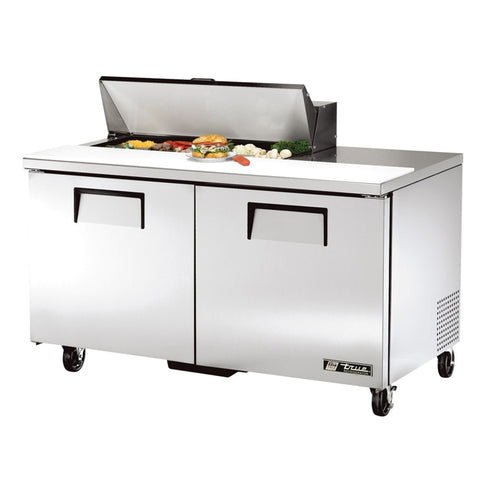 True Manufacturing TSSU-60-10-HC 60" 2-Door Sandwich/Salad Prep Table with Hydrocarbon Refrigerant