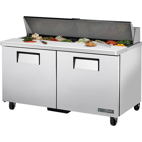 True Manufacturing TSSU-60-16-HC Solid Door Sandwich/Salad Prep Table