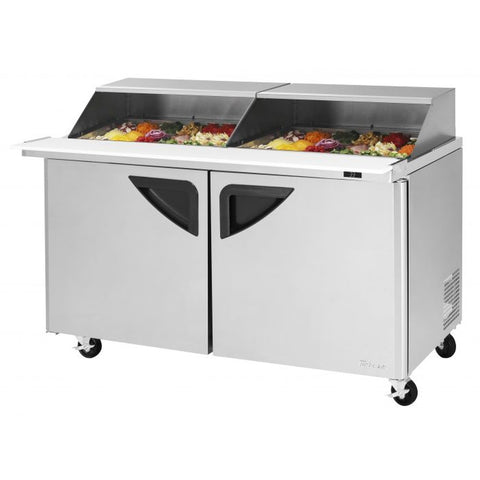Turbo Air TST-60SD-24-N-SL 60 1/4" Super Deluxe Mega Top Sandwich/Salad Prep Table with Refrigerated Base