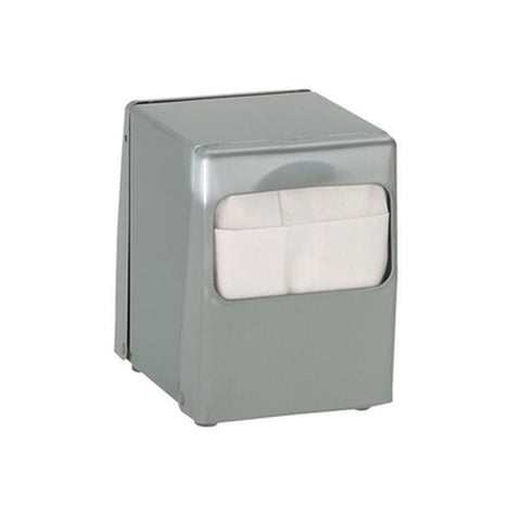 Dispense-Rite TT-LOW-BS Countertop Low Fold Napkin Dispenser, Brushed Satin Steel