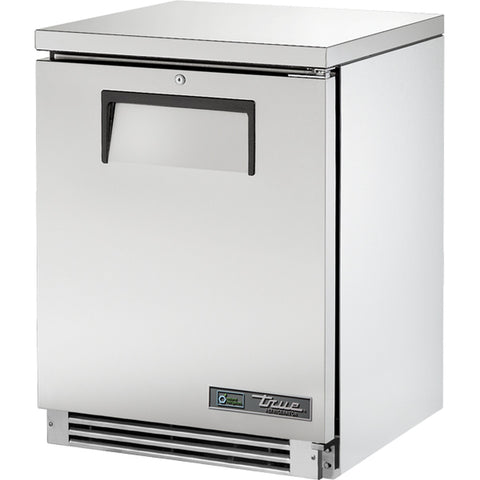 True Manufacturing TUC-24-HC 24-Inch Undercounter Solid Door Refrigerator with Hydrocarbon Refrigerant