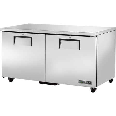 True Manufacturing TUC-60F-HC 60" 2-Door Undercounter Freezer with Hydrocarbon Refrigerant