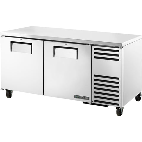 True Manufacturing TUC-67F-HC 67" Two-Door Undercounter Freezer with Hydrocarbon Refrigerant