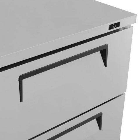 Turbo Air TUF-28SD-D2-N 28" Super Deluxe Two-Drawer Undercounter Freezer