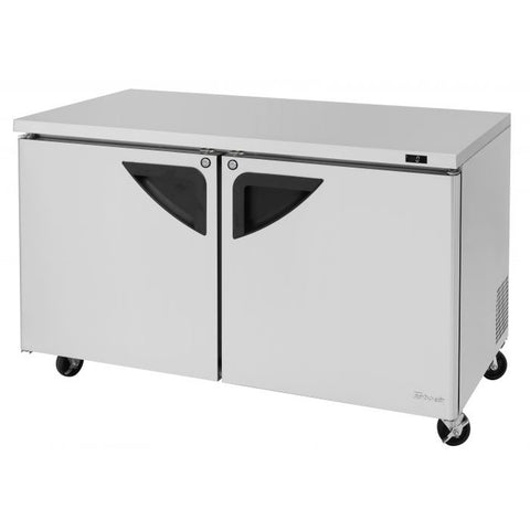 Turbo Air TUF-60SD-N 60" Two-Section Solid Door Undercounter Freezer, Super Deluxe Series