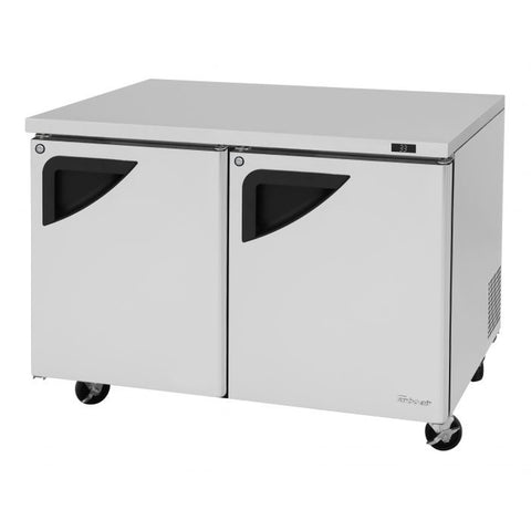 Turbo Air TUR-48SD-N Super Deluxe 2-Section Undercounter Refrigerator, 48-1/4 in W
