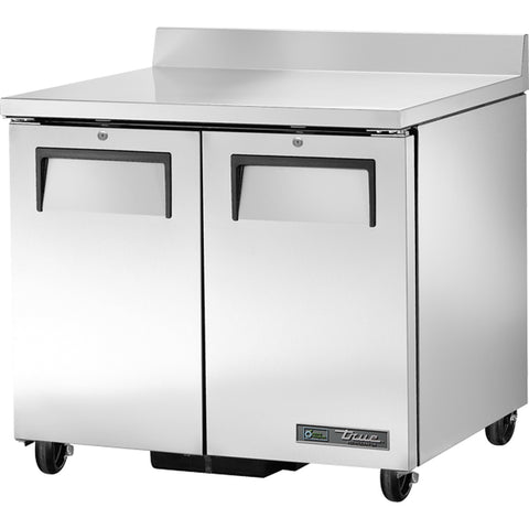 True Manufacturing TWT-36-HC 36-Inch 2-Door Worktop Refrigerator with Hydrocarbon Refrigerant