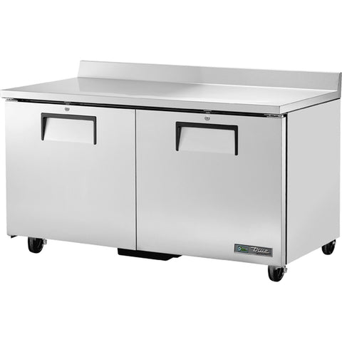 True Manufacturing TWT-60-HC 60" 2-Door Worktop Refrigerator with Hydrocarbon Refrigerant