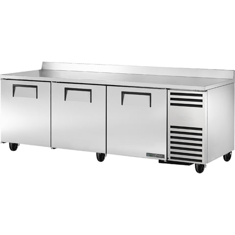 True Manufacturing TWT-93-HC Three-Section Worktop Refrigerator