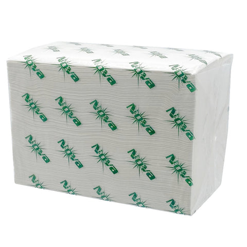 Nova NOVATF4100 TallFold Dispenser Napkin - White, 1-Ply, 6.7 x 13 in, 20/500 cs