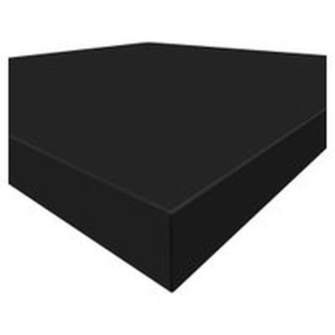 Oak Street Manufacturing UB3030-ON 30" x 30" Square Urban Laminate Table Top - Onyx