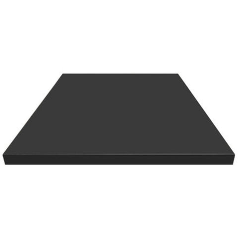Oak Street Manufacturing UB3030-ON 30" x 30" Square Urban Laminate Table Top - Onyx