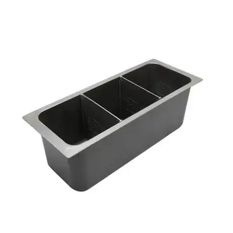 John Boos UBBWH-18-X 3-Compartment Bottle Rack for 18" Ice Bins