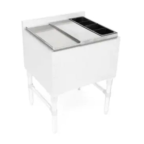 John Boos UBIBL-2130-BWH-X Slim-Line 30" x 21" Stainless Steel Underbar Ice Bin/Cocktail Unit Lid