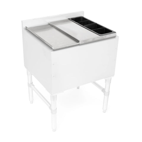 John Boos UBIBL-2136-BWH-X Slim-Line 36" x 21" Stainless Steel Underbar Ice Bin / Cocktail Unit Lid